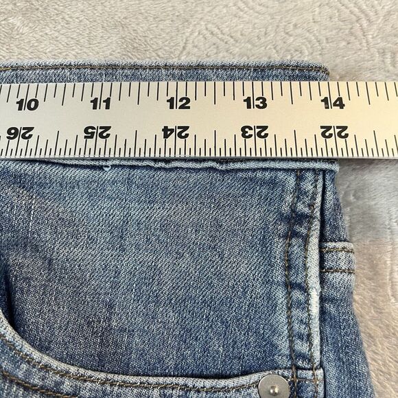 Madewell Womens 26P Cali Demi-Boot Mid Rise Raw Hem Jeans - Picture 3 of 8